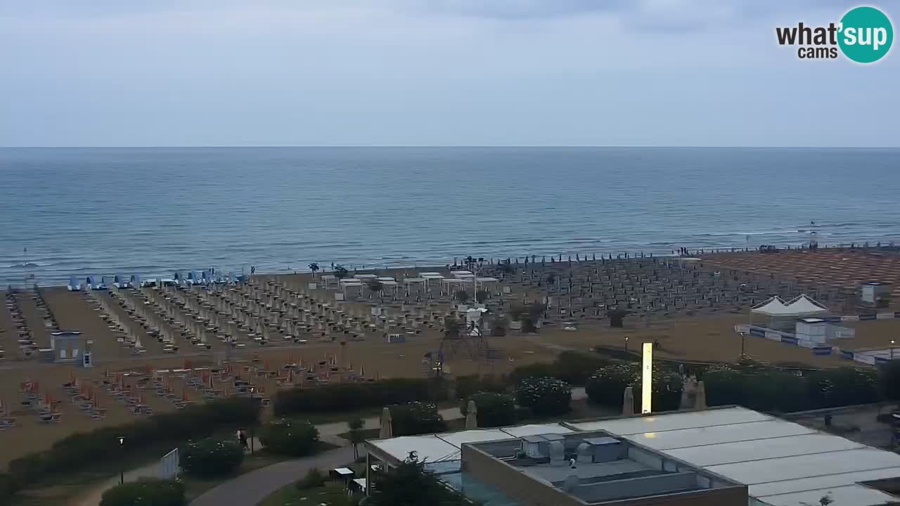 La camera en vivo de la playa de Bibione – Italia