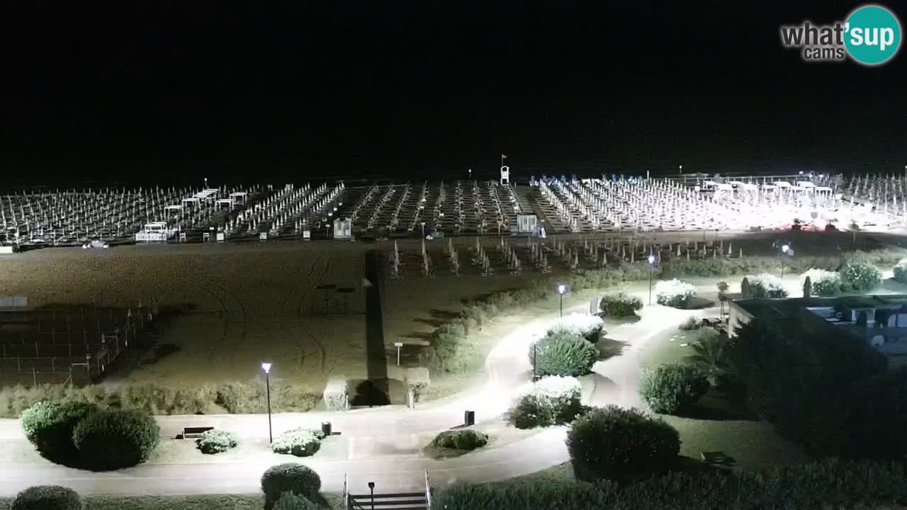 La camera en vivo de la playa de Bibione – Italia