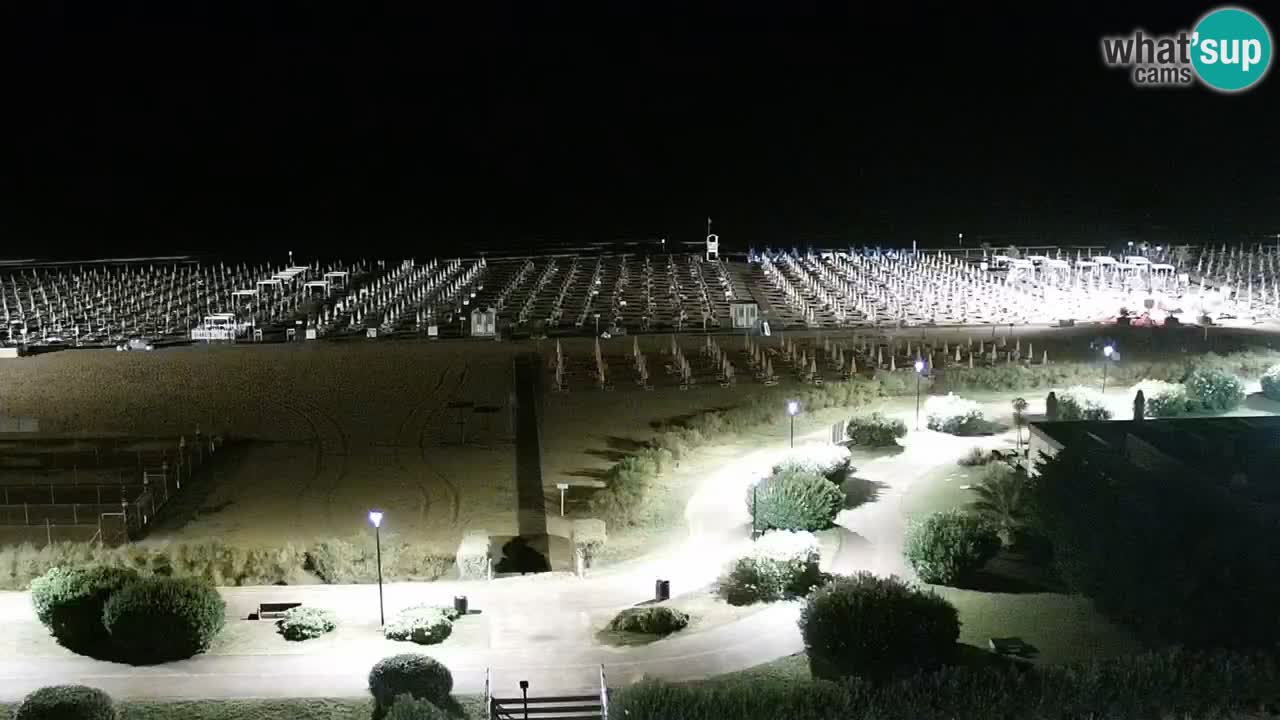 La camera en vivo de la playa de Bibione – Italia