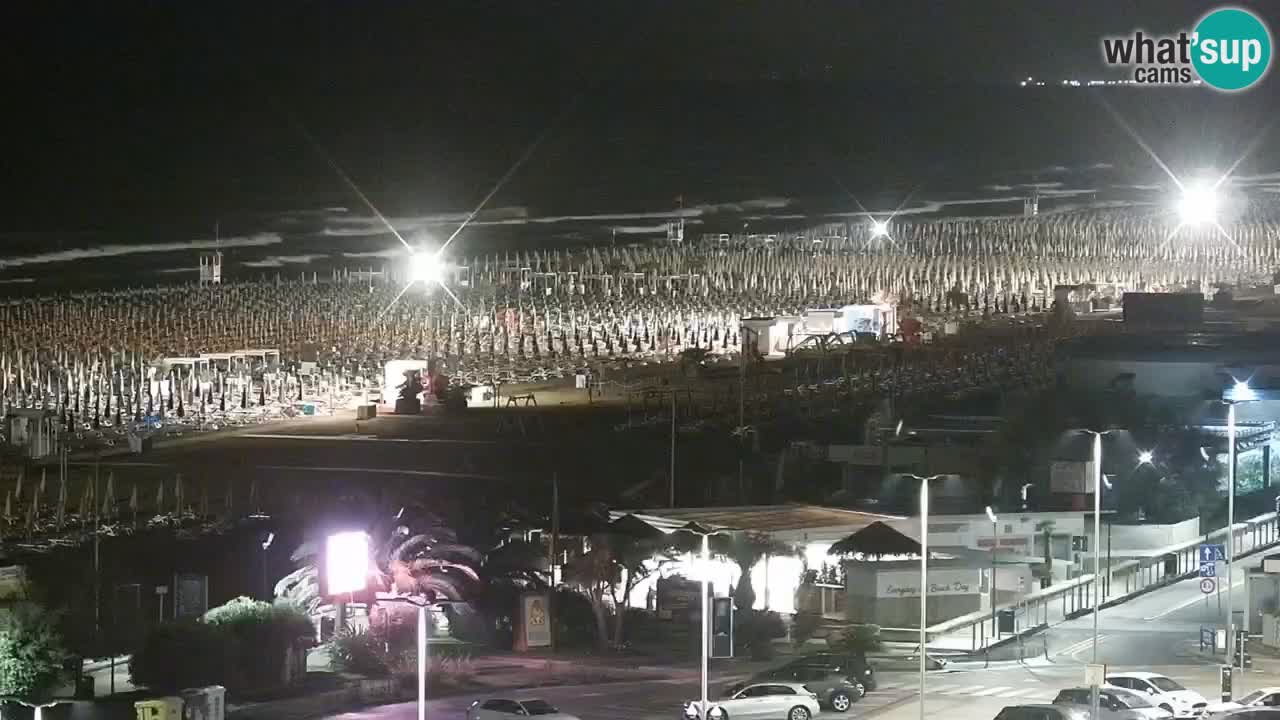 La spiaggia di Bibione webcam live e piazzale Zenit