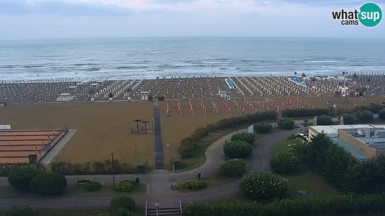 La camera en vivo de la playa de Bibione – Italia