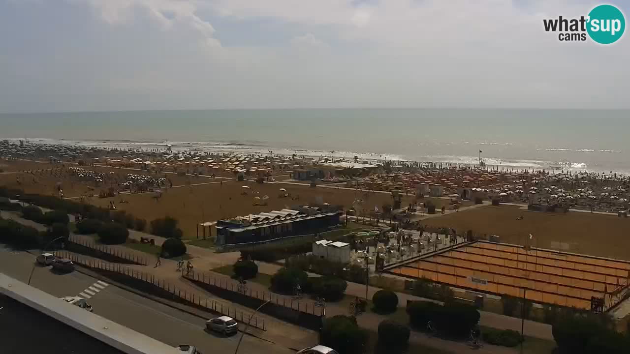 La camera en vivo de la playa de Bibione – Italia