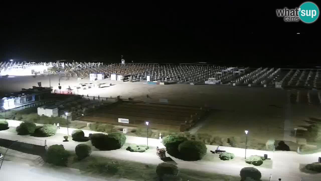 La spiaggia di Bibione webcam live e piazzale Zenit
