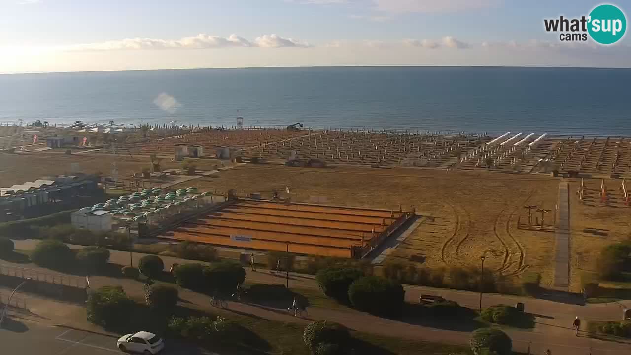 Plaža Bibione Spletna kamera – Italija