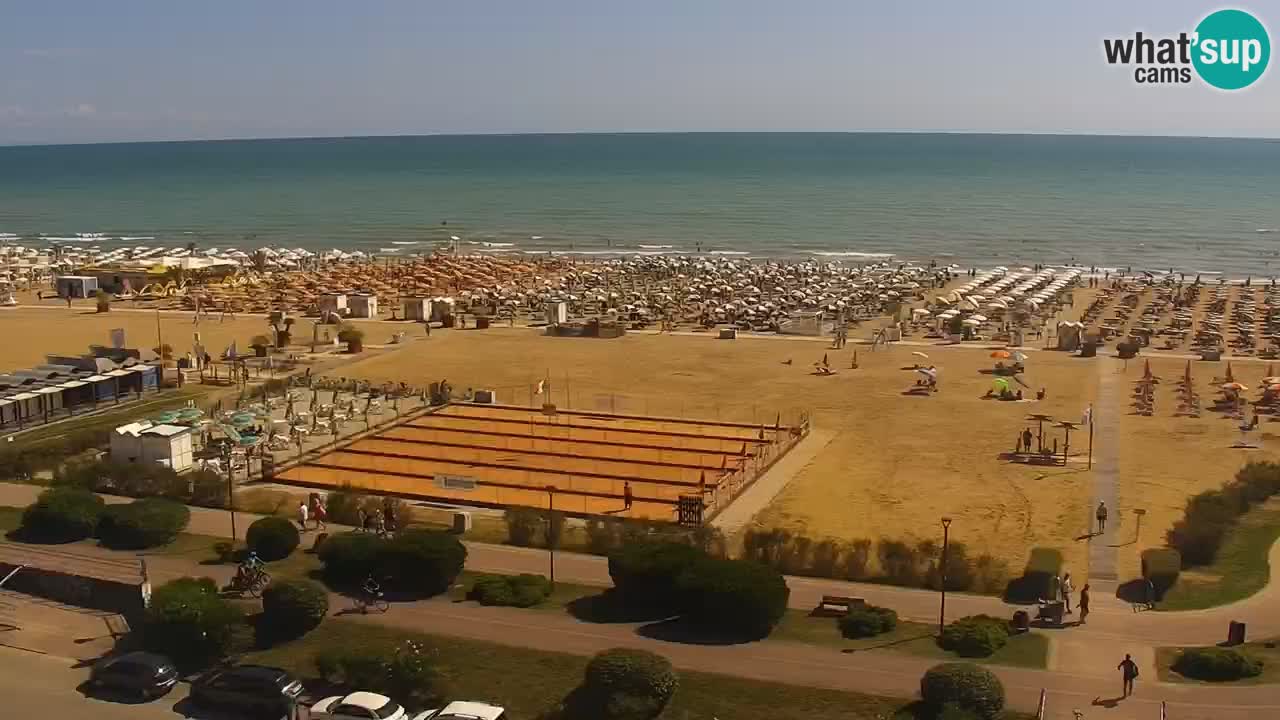 La camera en vivo de la playa de Bibione – Italia
