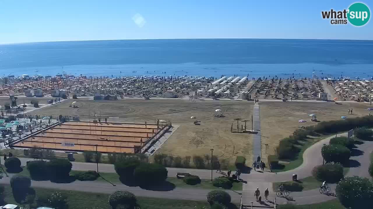 La camera en vivo de la playa de Bibione – Italia