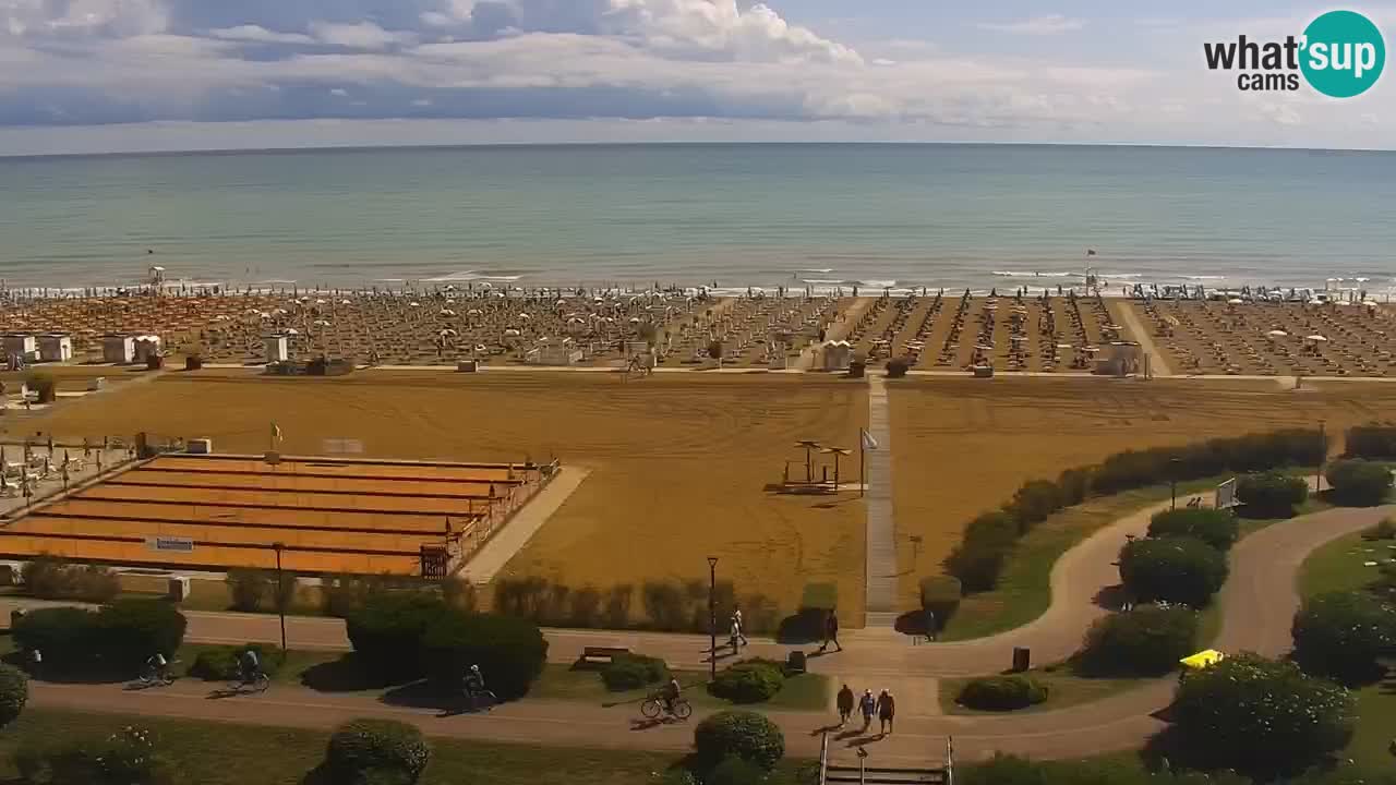 La camera en vivo de la playa de Bibione – Italia