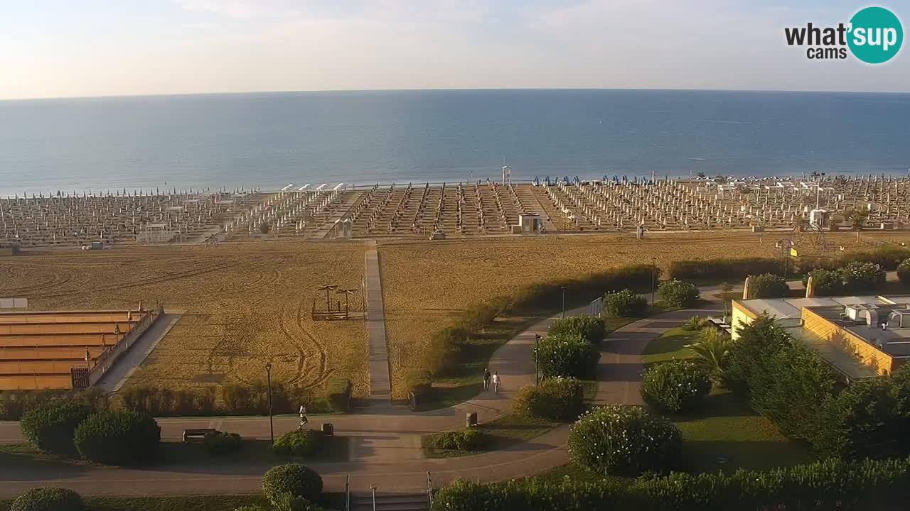 The beach of Bibione webcam – Italy
