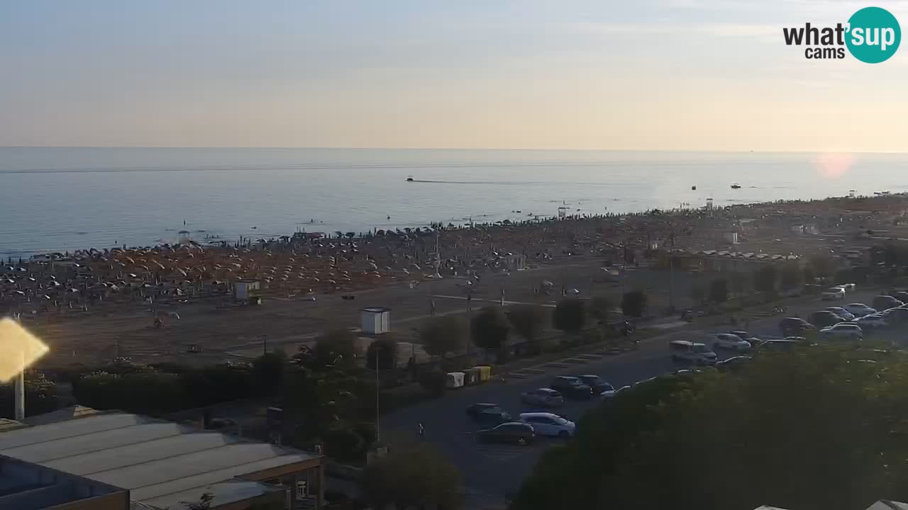The beach of Bibione webcam – Italy