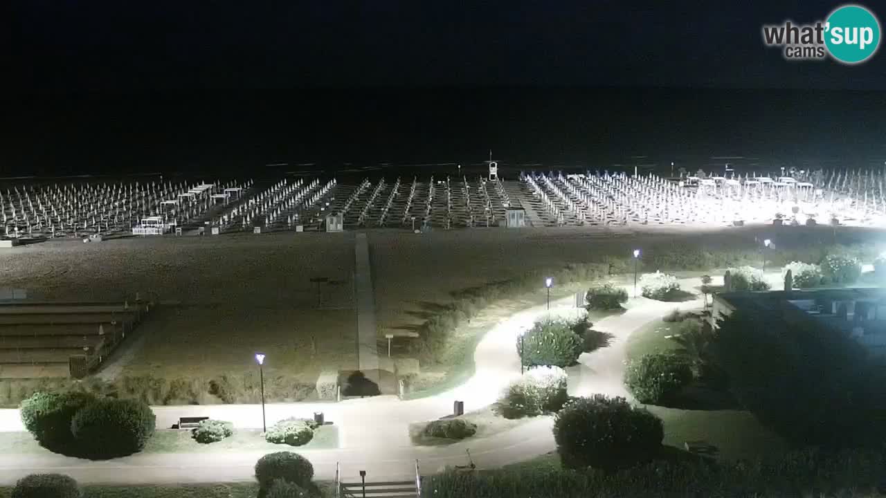 La camera en vivo de la playa de Bibione – Italia