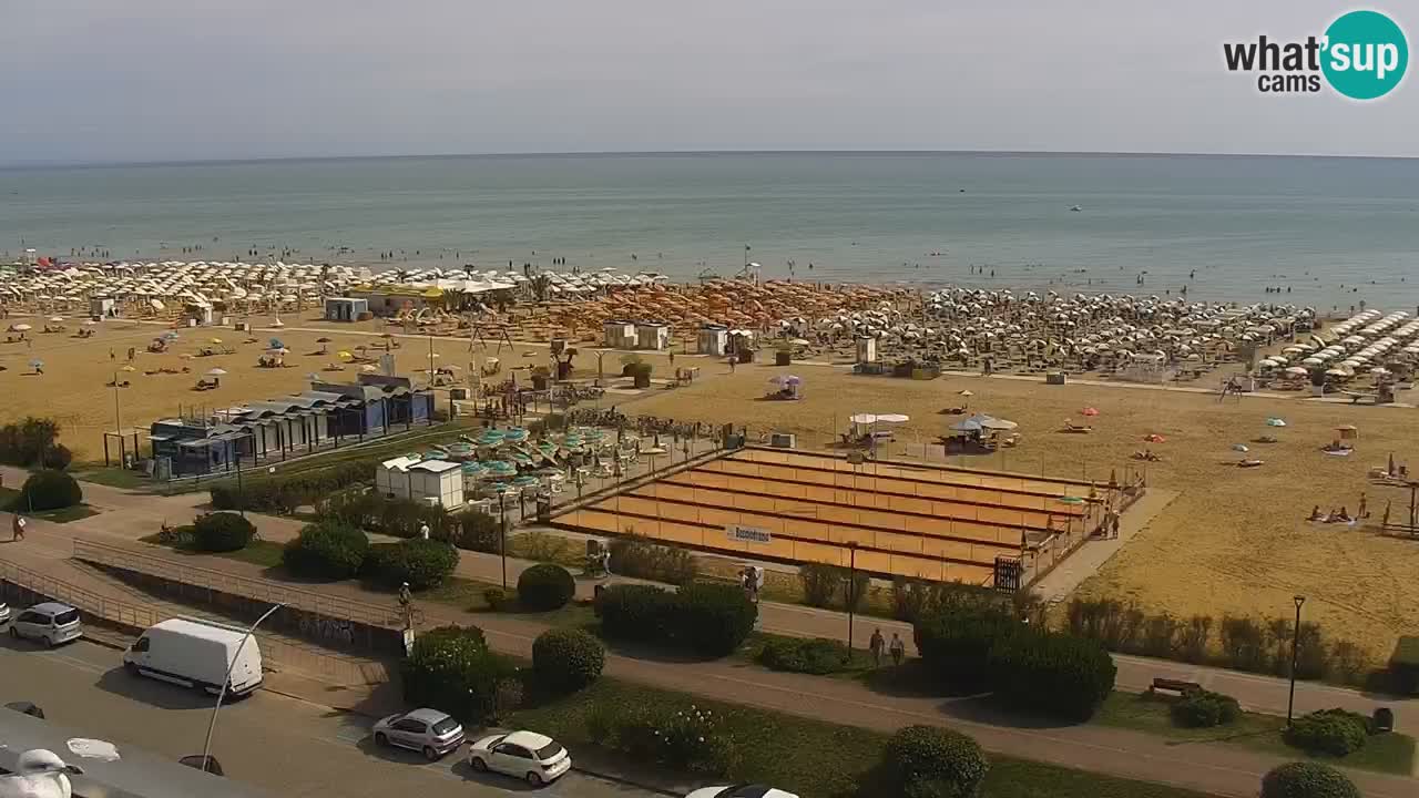 Plaža Bibione Spletna kamera – Italija