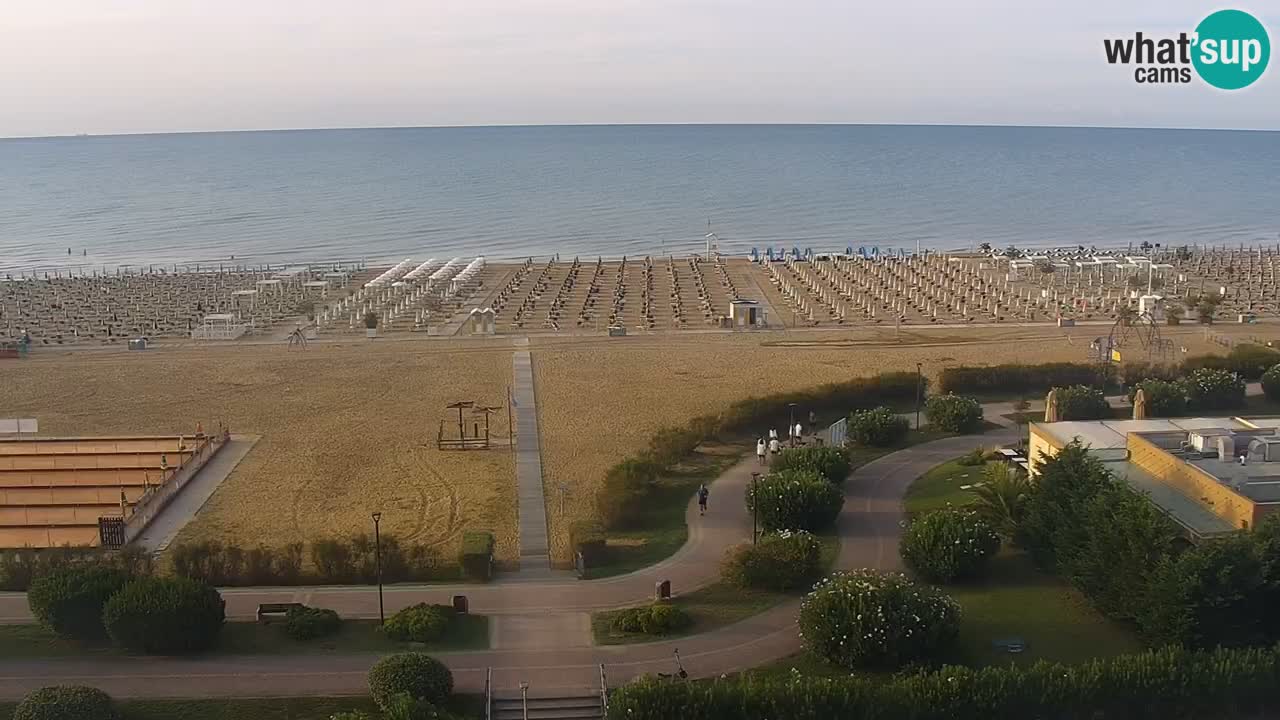 The beach of Bibione webcam – Italy