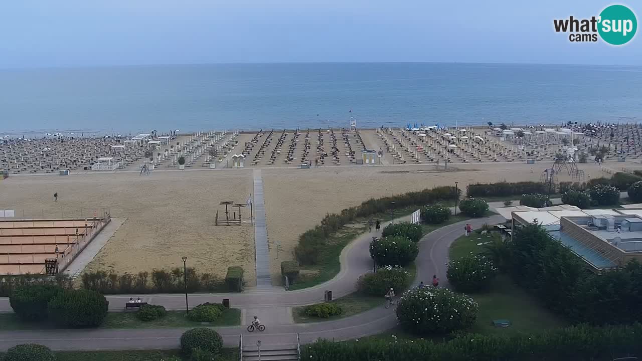 The beach of Bibione webcam – Italy