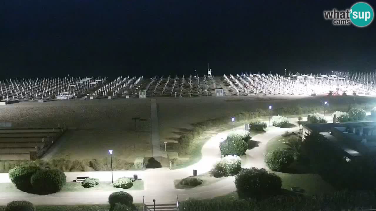 La camera en vivo de la playa de Bibione – Italia