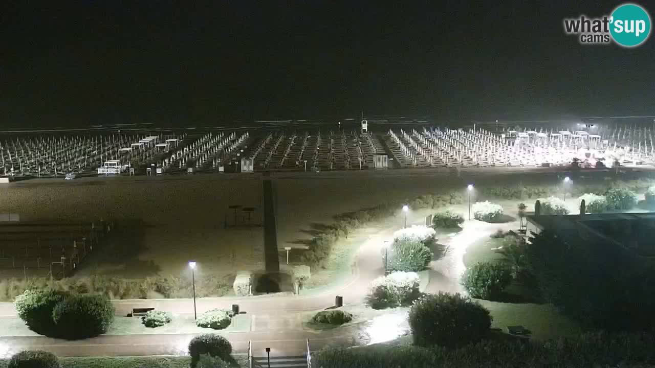 The beach of Bibione webcam – Italy