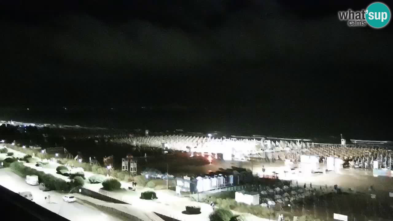 The beach of Bibione webcam – Italy