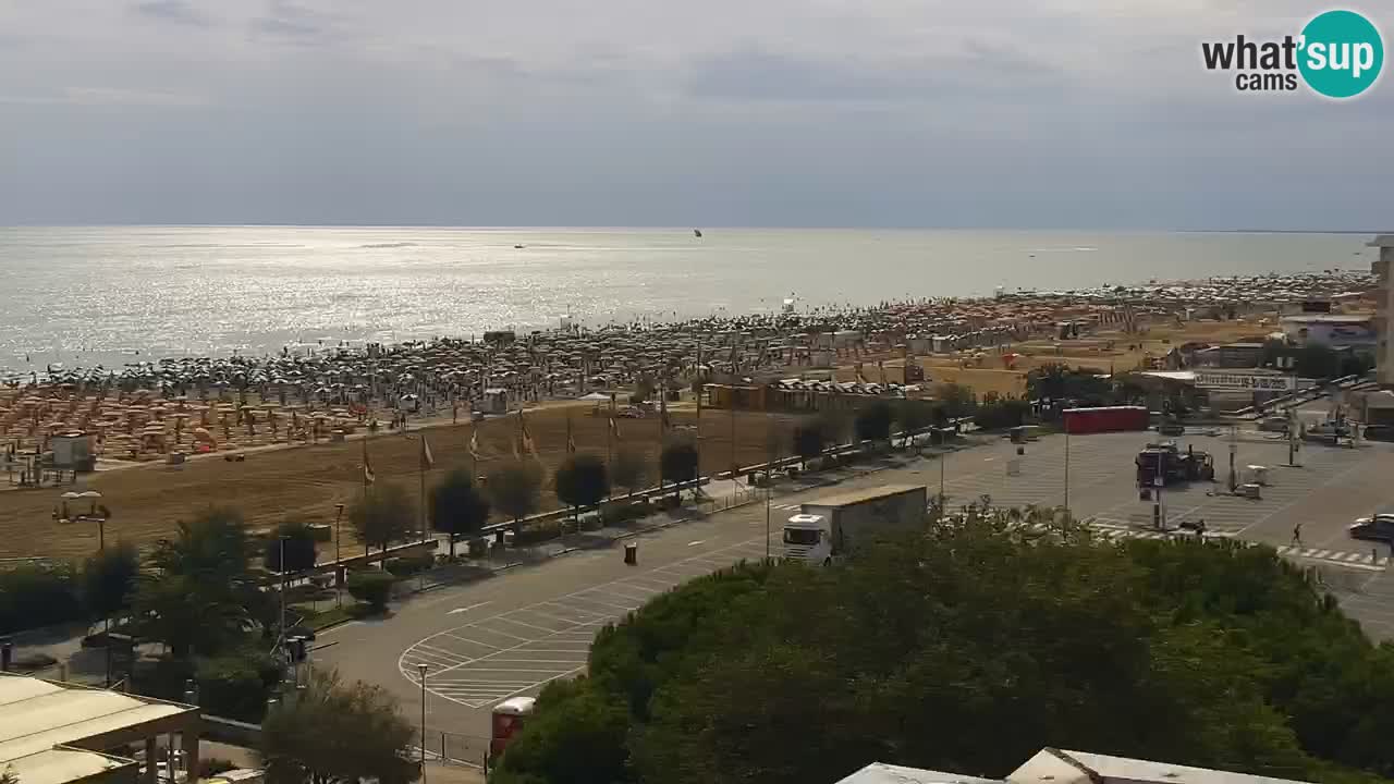 The beach of Bibione webcam – Italy