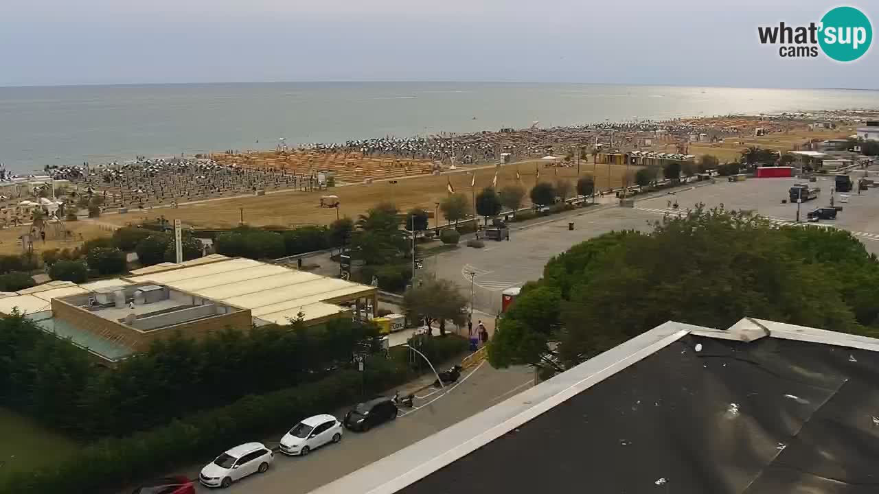 The beach of Bibione webcam – Italy