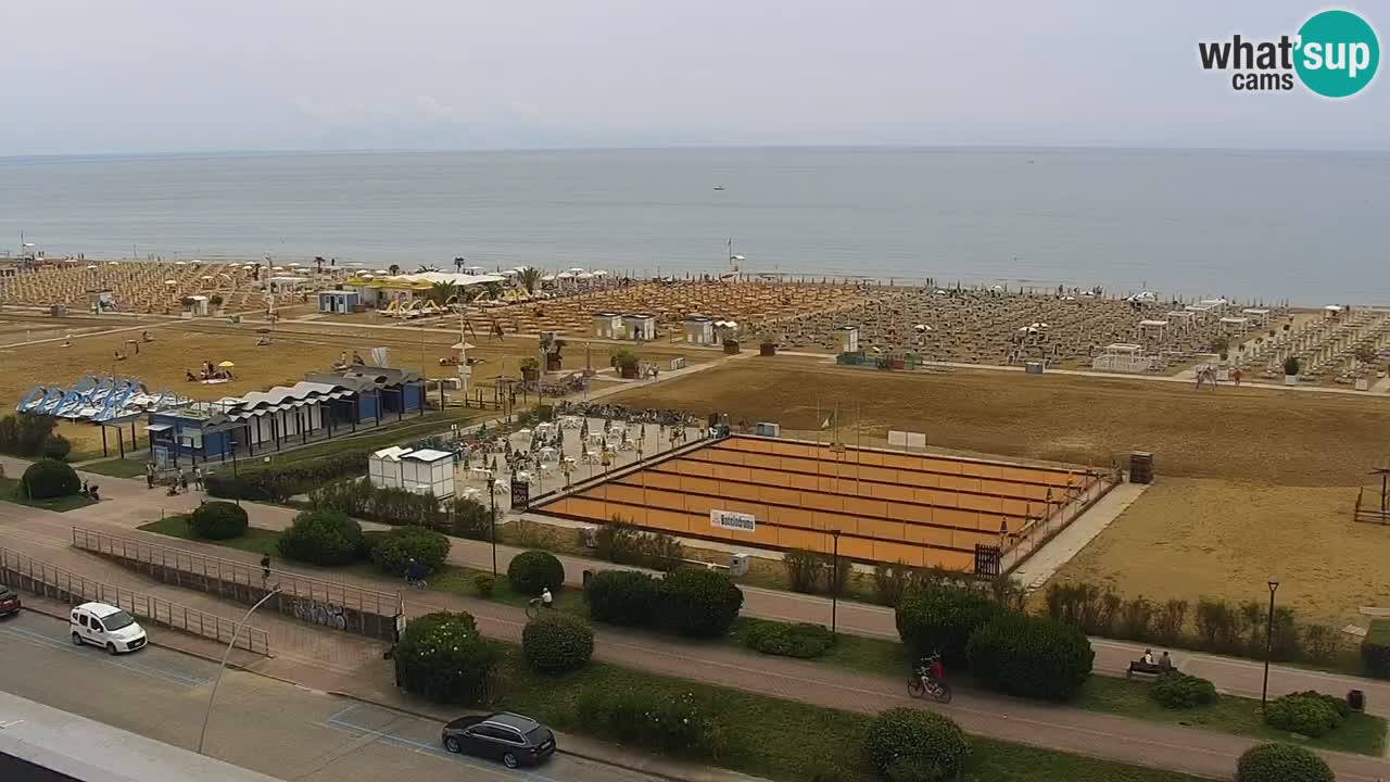 The beach of Bibione webcam – Italy