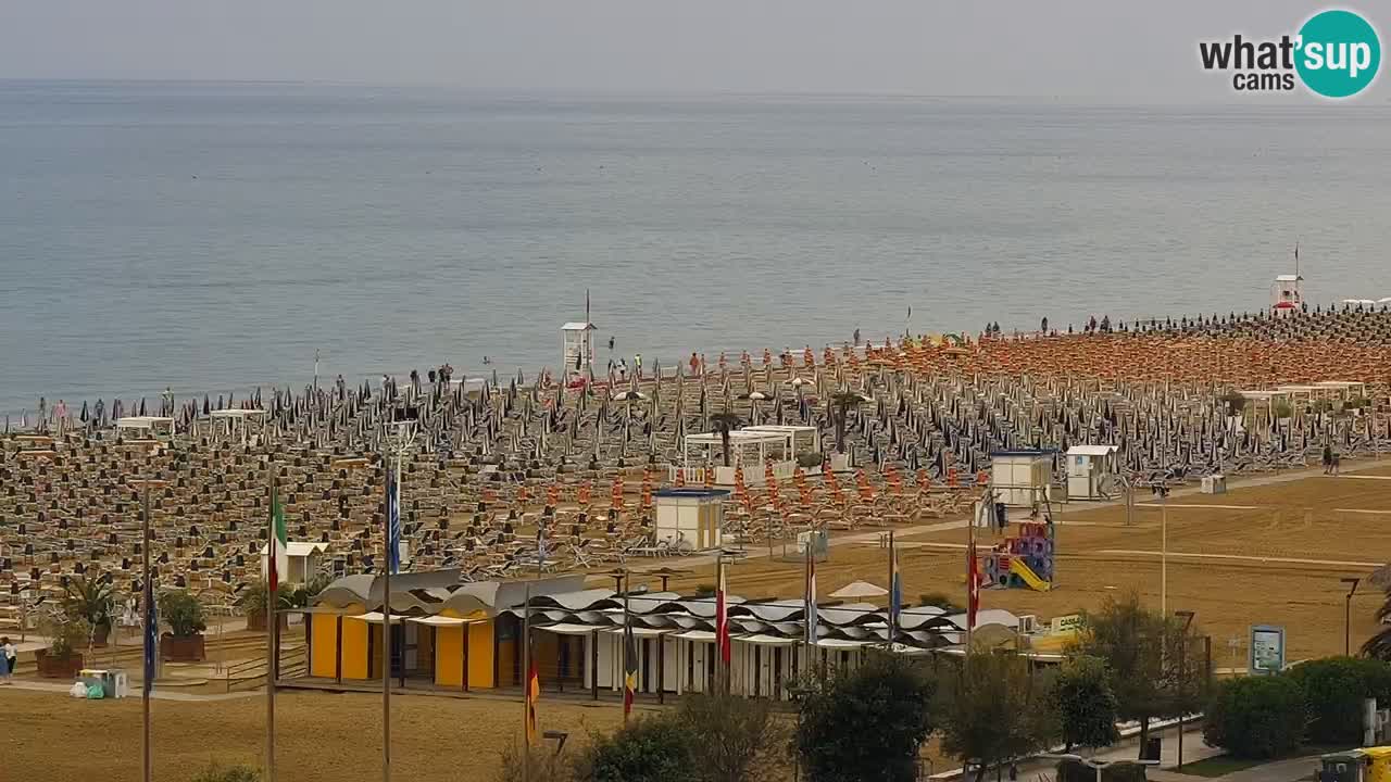 The beach of Bibione webcam – Italy