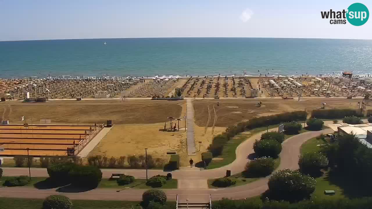 La camera en vivo de la playa de Bibione – Italia