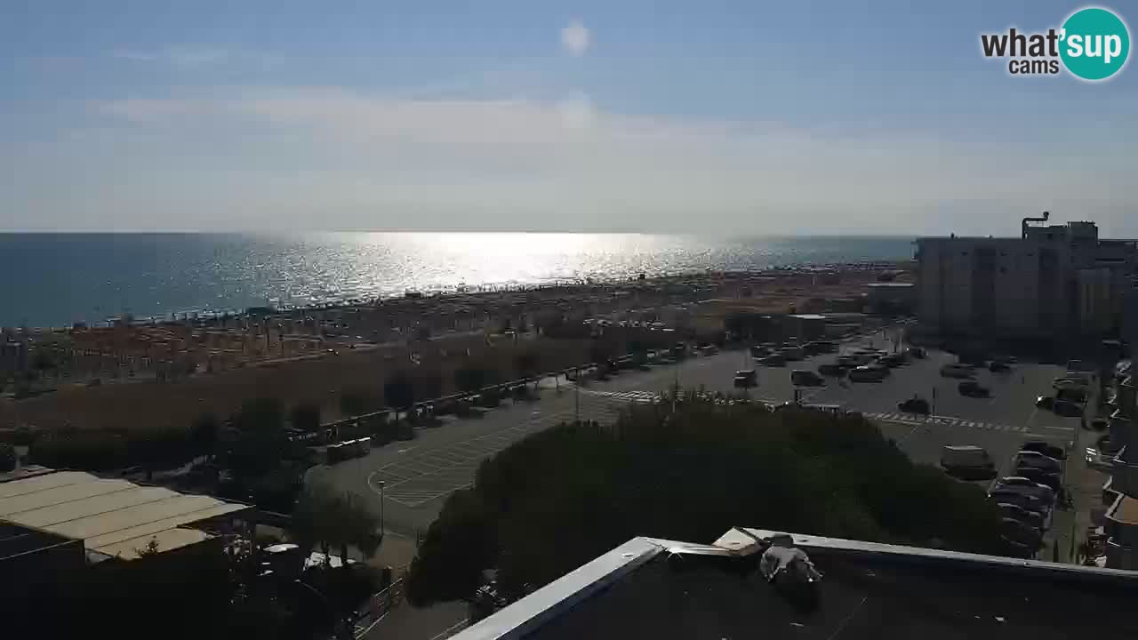 The beach of Bibione webcam – Italy