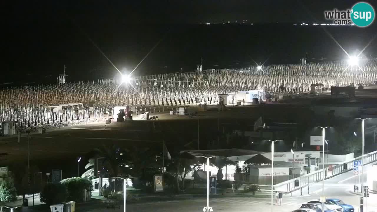 The beach of Bibione webcam – Italy