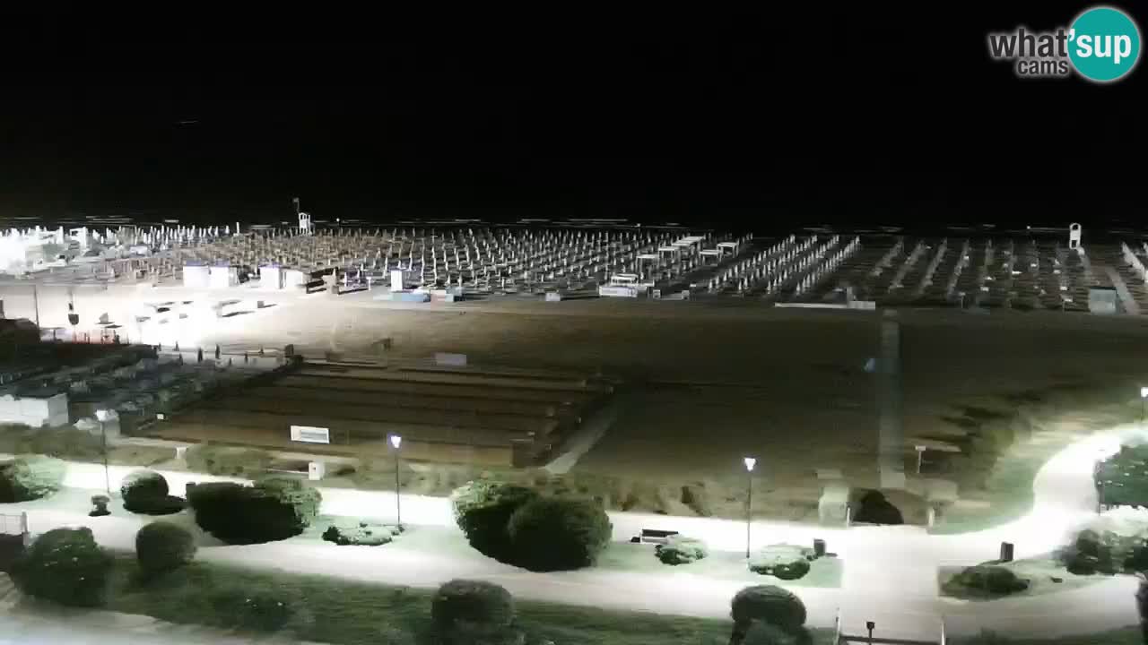 La camera en vivo de la playa de Bibione – Italia