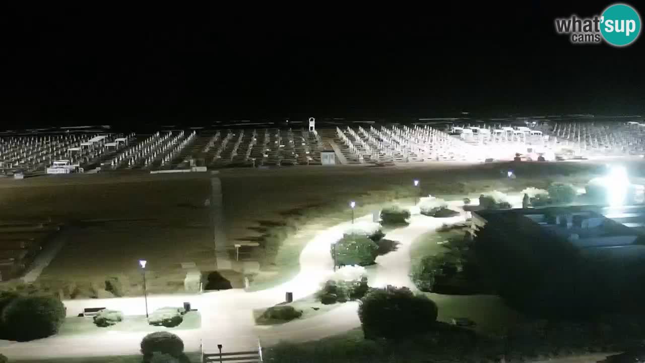 The beach of Bibione webcam – Italy