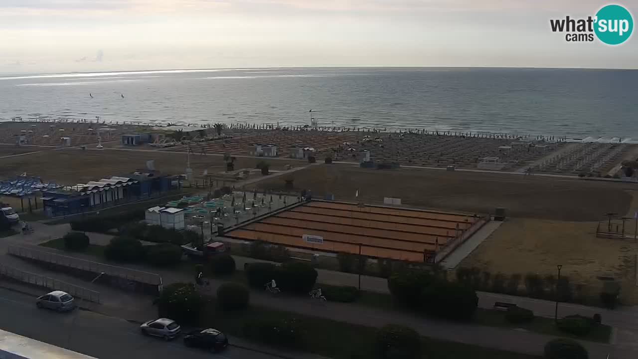 La camera en vivo de la playa de Bibione – Italia