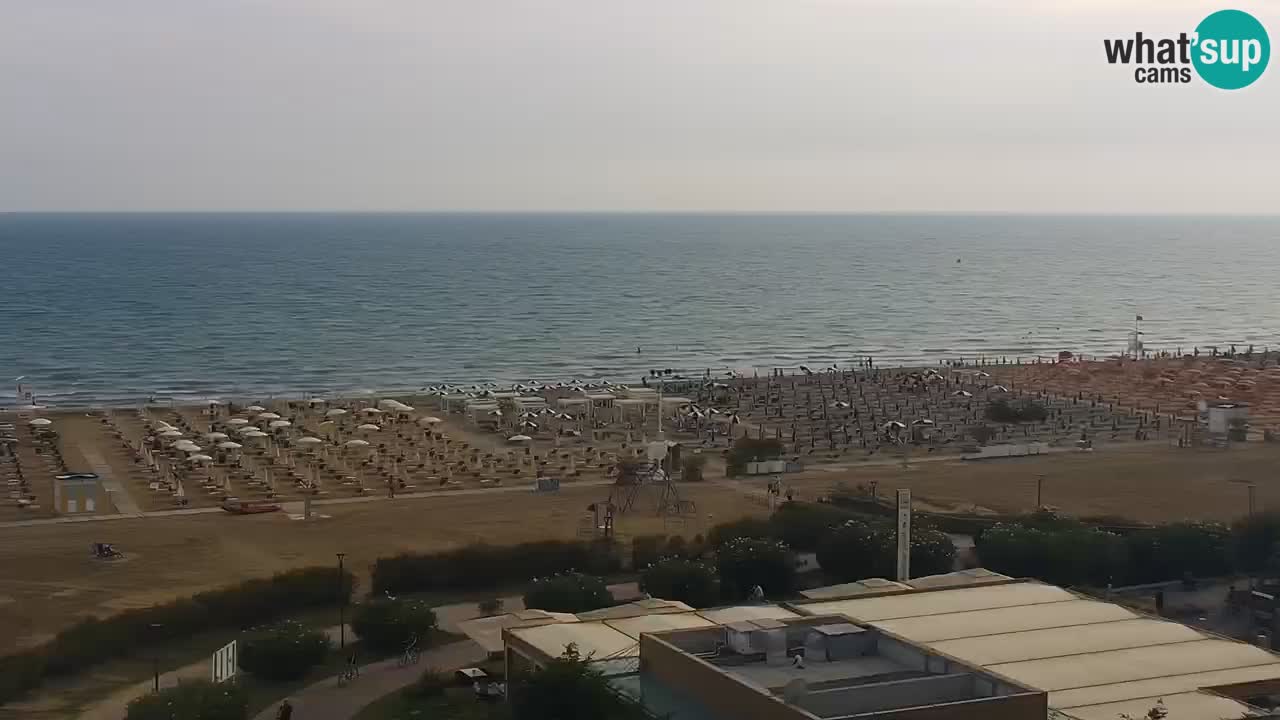 La camera en vivo de la playa de Bibione – Italia