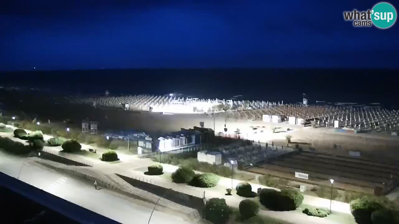 The beach of Bibione webcam – Italy