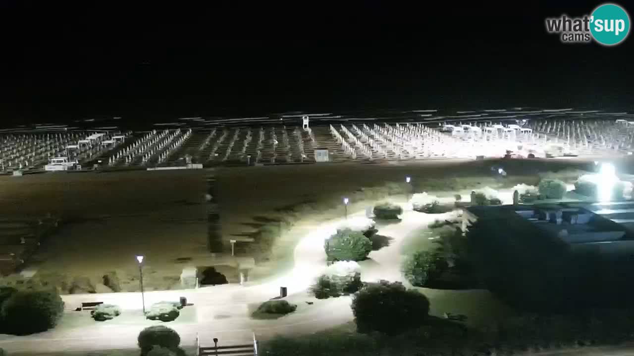 The beach of Bibione webcam – Italy