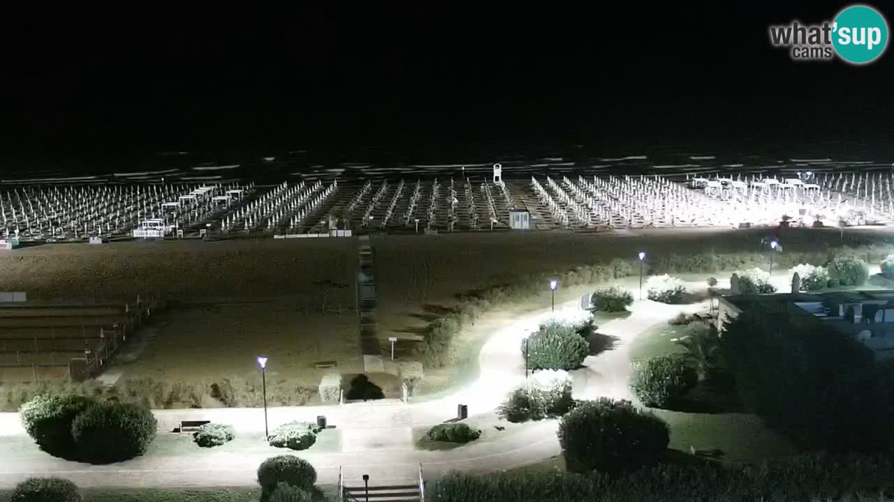 La camera en vivo de la playa de Bibione – Italia