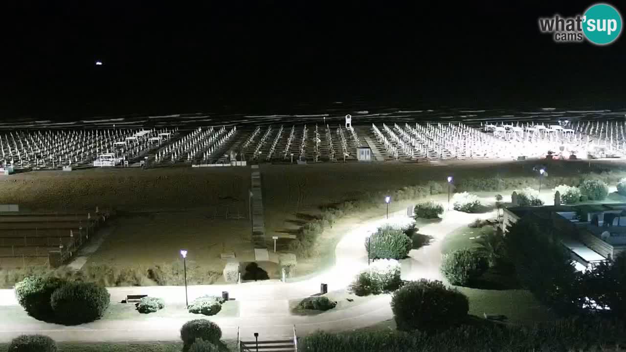 La camera en vivo de la playa de Bibione – Italia