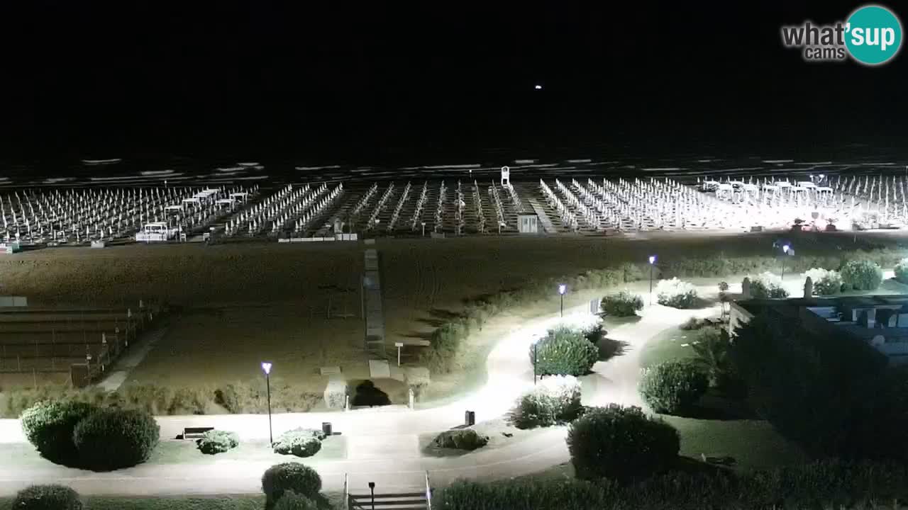 La camera en vivo de la playa de Bibione – Italia