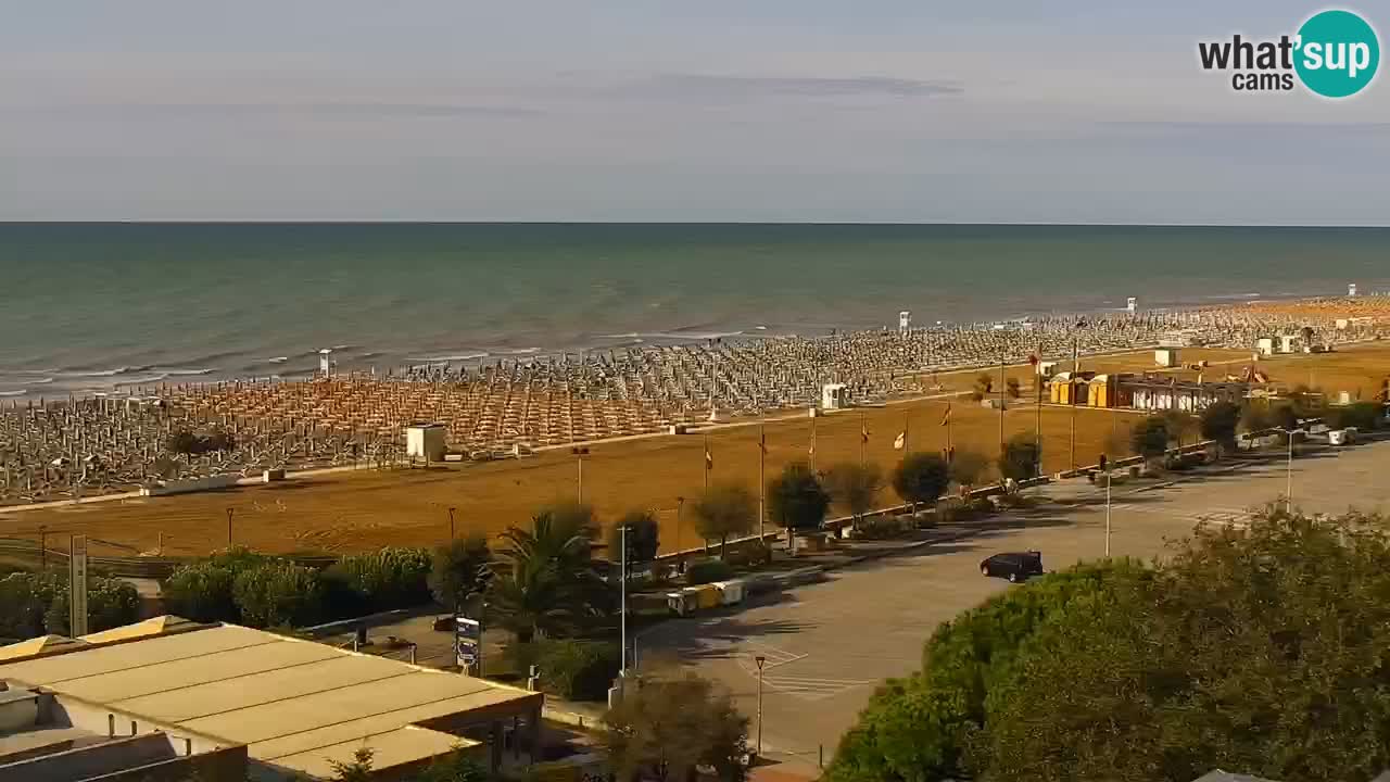 The beach of Bibione webcam – Italy