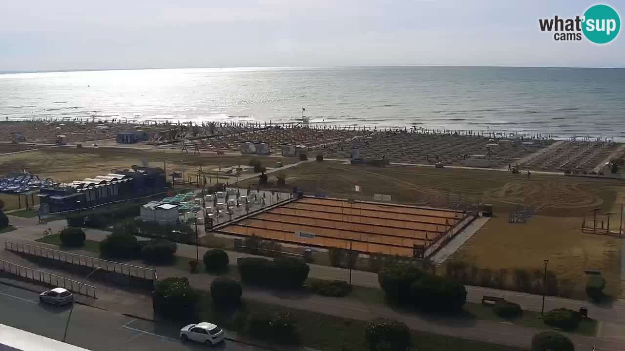 La camera en vivo de la playa de Bibione – Italia