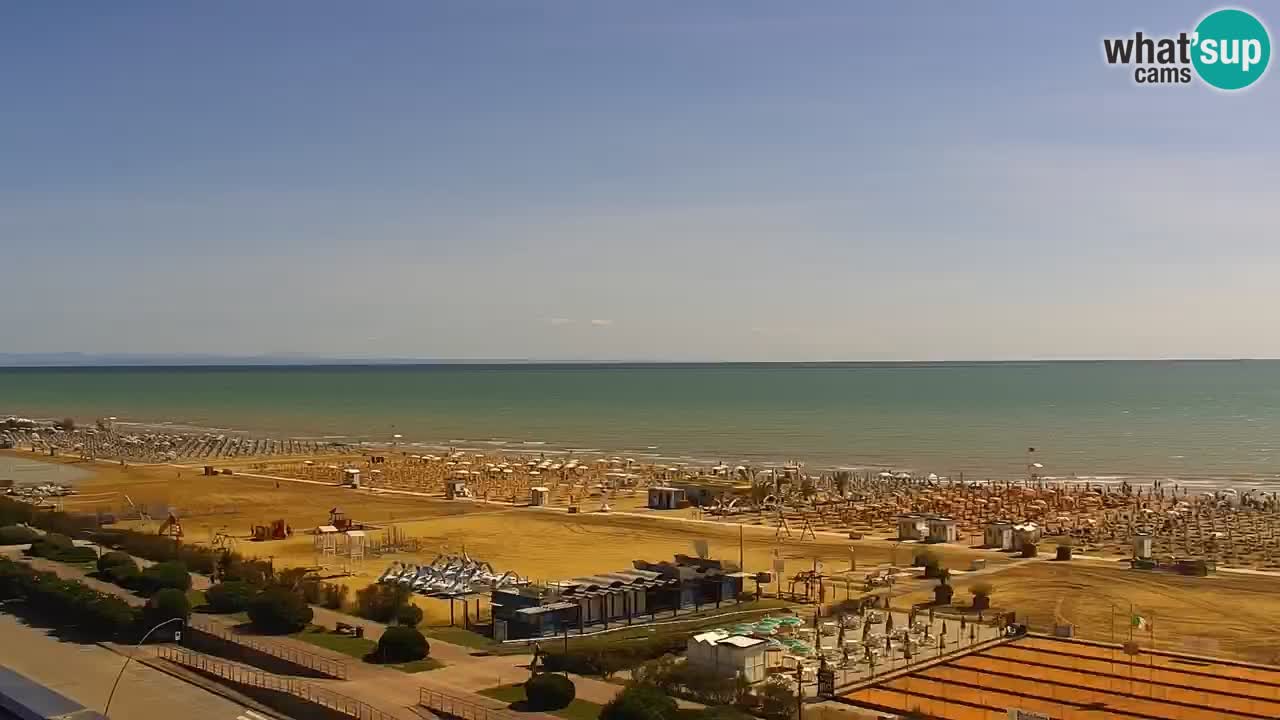 La camera en vivo de la playa de Bibione – Italia