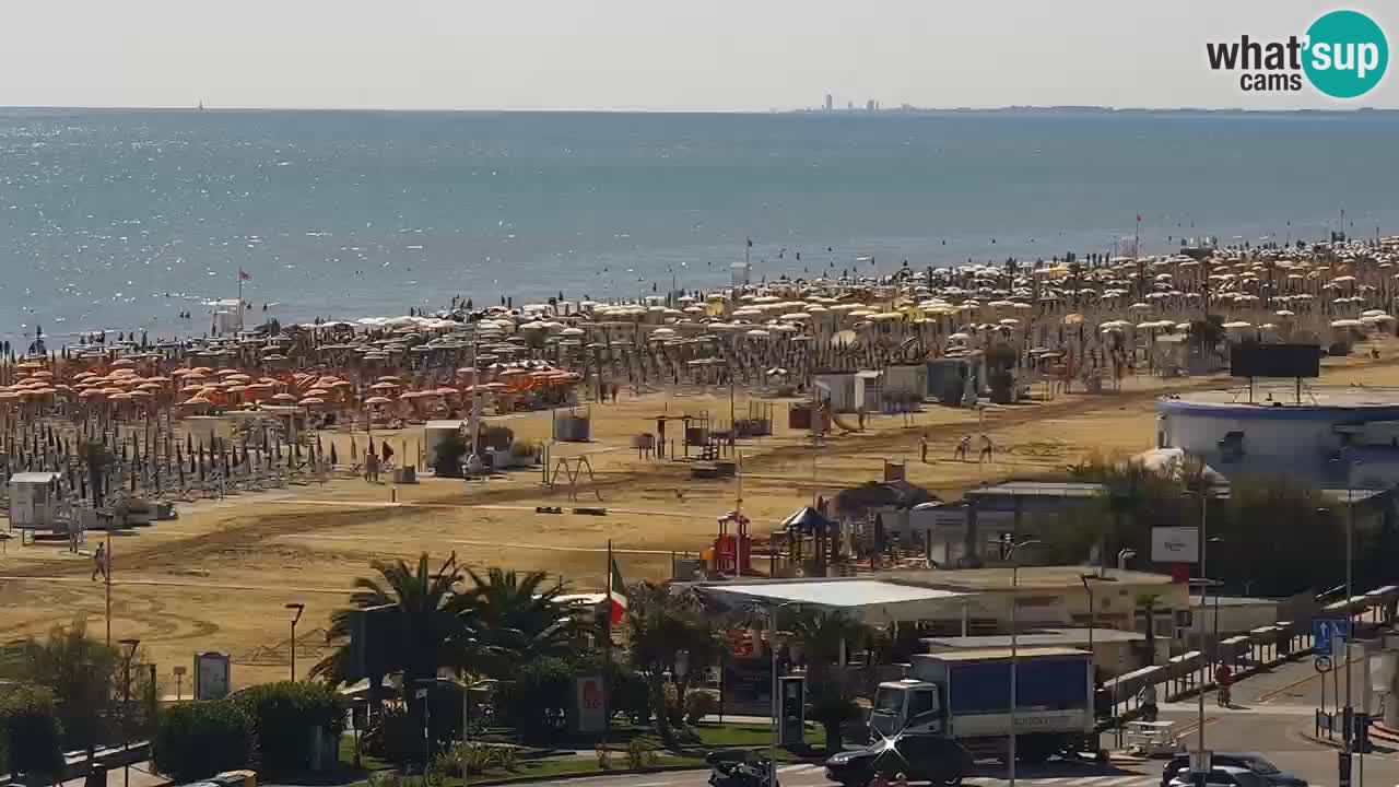 La camera en vivo de la playa de Bibione – Italia