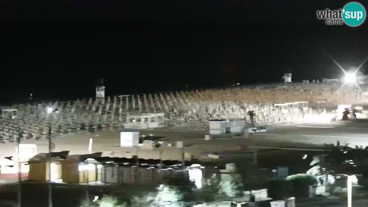 La camera en vivo de la playa de Bibione – Italia