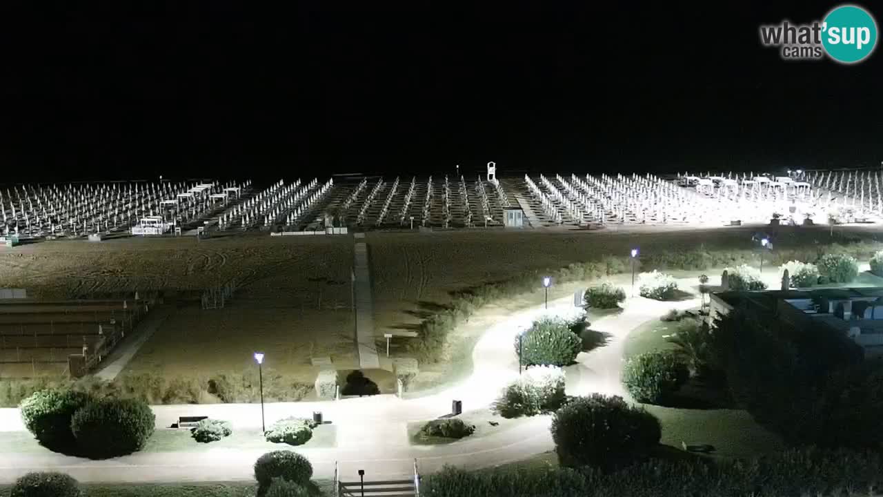 The beach of Bibione webcam – Italy