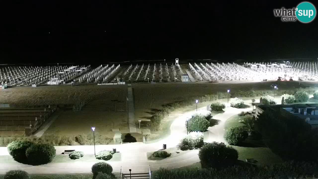 La camera en vivo de la playa de Bibione – Italia