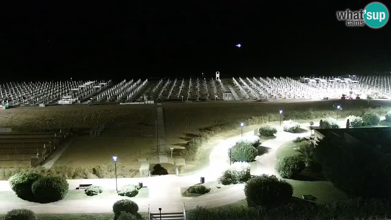 La camera en vivo de la playa de Bibione – Italia
