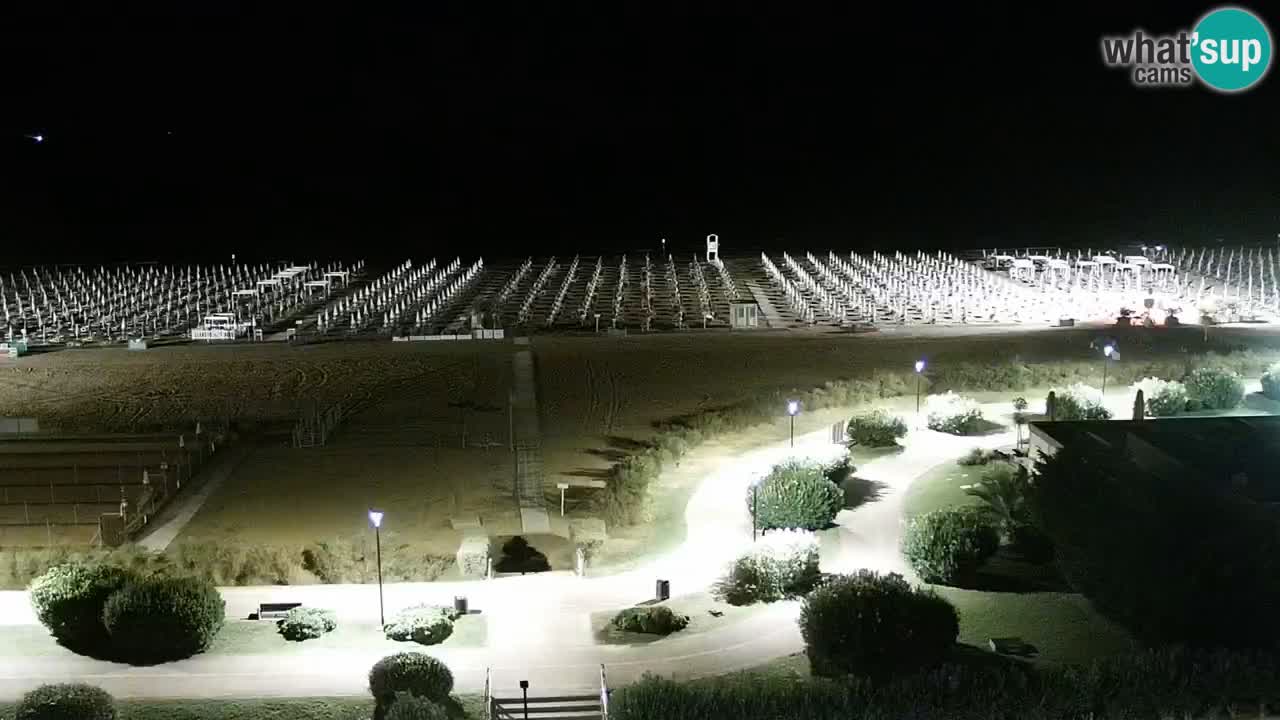 The beach of Bibione webcam – Italy