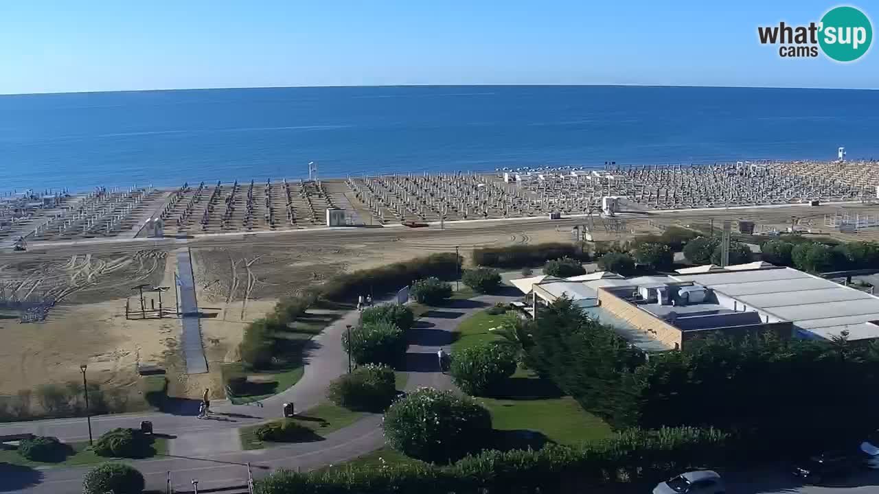 The beach of Bibione webcam – Italy