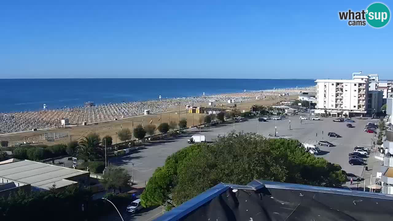 The beach of Bibione webcam – Italy