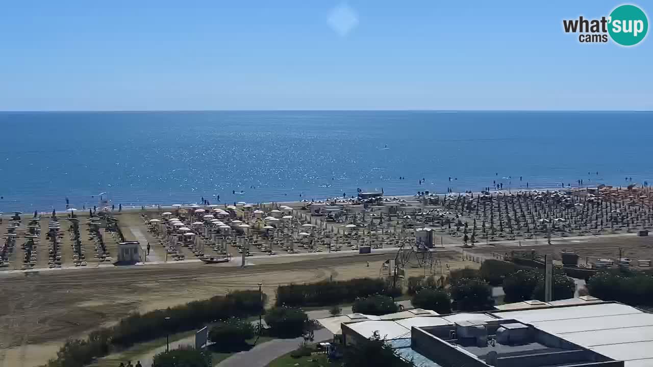 La camera en vivo de la playa de Bibione – Italia