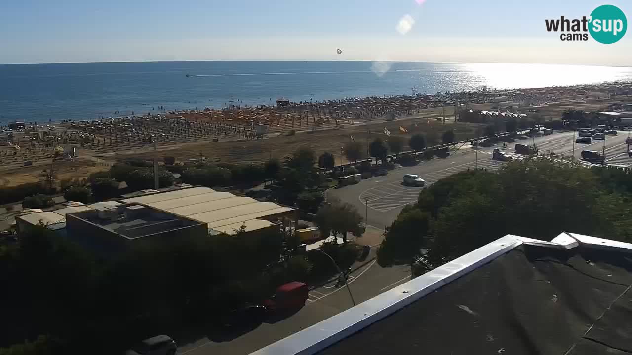 The beach of Bibione webcam – Italy