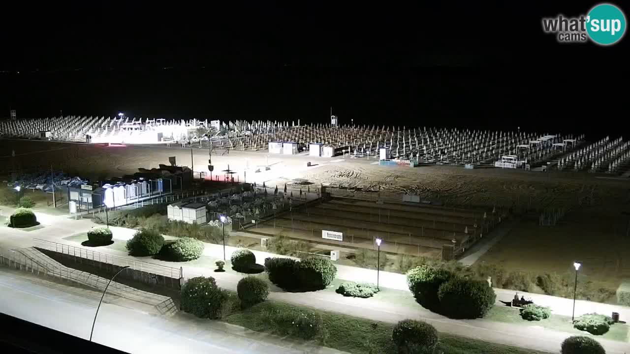 La camera en vivo de la playa de Bibione – Italia